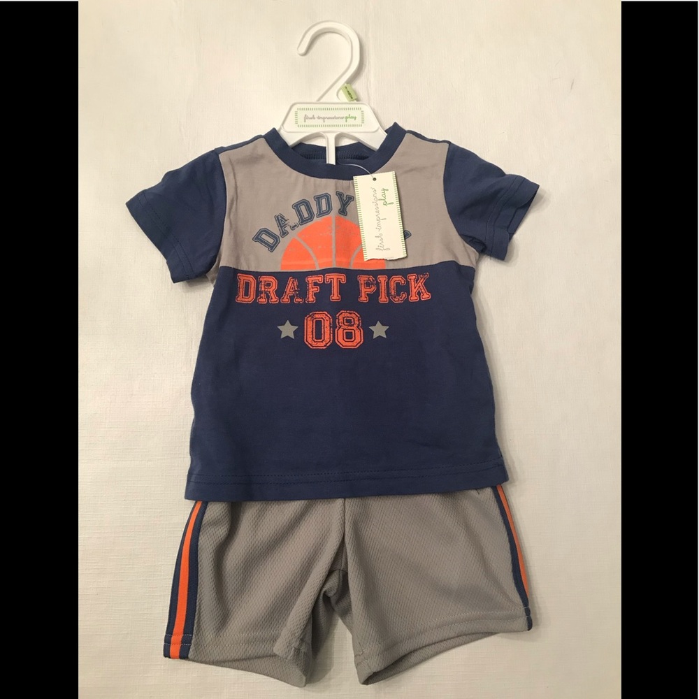 Infant boy 3-6 month First Impressions outfit NWT